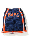 BAPE Color Camo Wide Basketball Shorts Navy