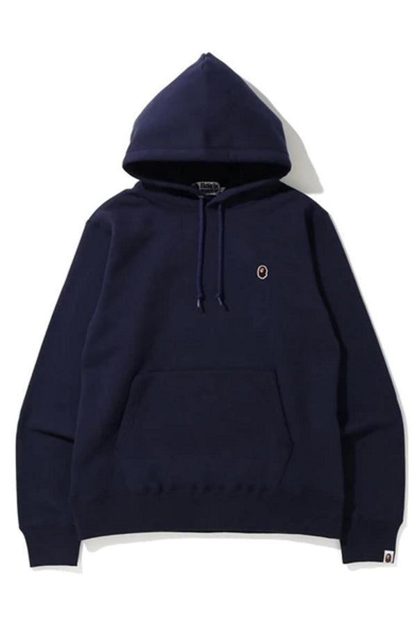 BAPE Space Camo College Pullover Hoodie Navy