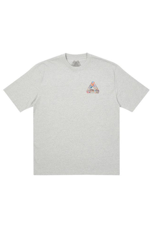 Palace Tri-Sticker Pack T-shirt Grey Marl